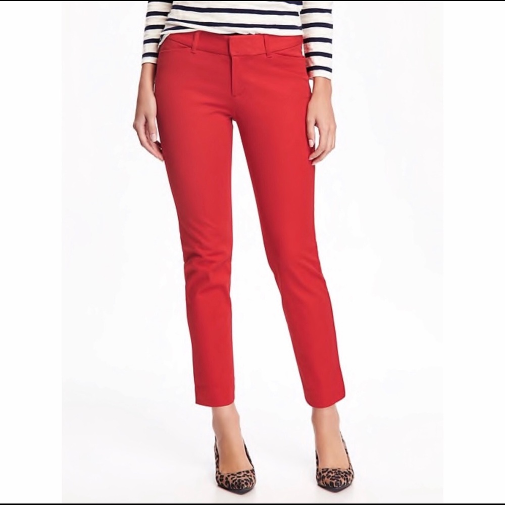 NWT Old Navy Mid-Rise Pixie Ankle Pants
